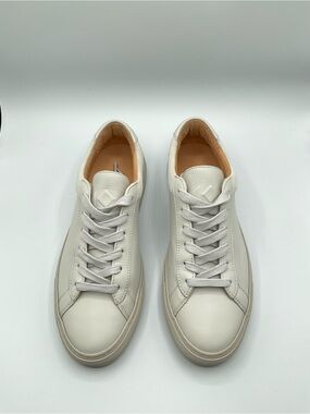 KOIO Capri Perla Calfskin Suede Leather Sneakers Made in Italy